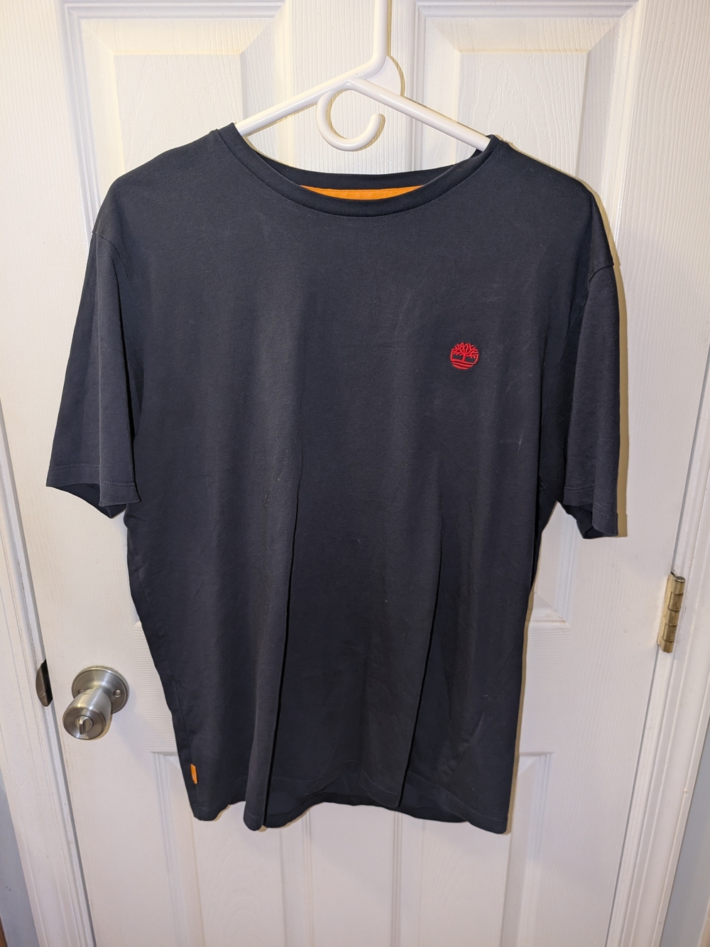 Timberland Men's Navy Crew Neck Short Sleeve T-Shirt